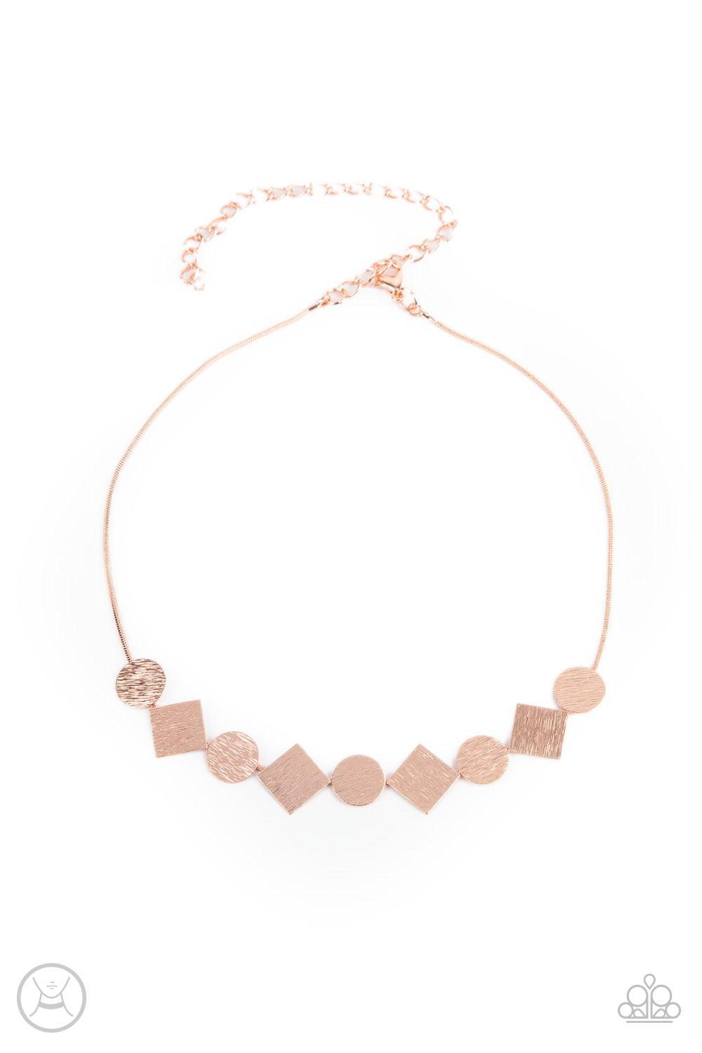 Dont Get Bent Out Of Shape - Copper Choker Necklace Paparazzi Accessories