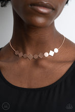 Load image into Gallery viewer, Dont Get Bent Out Of Shape - Copper Choker Necklace Paparazzi Accessories