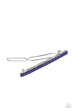 Load image into Gallery viewer, Thats GLOW-biz - Blue Rhinestone Hair Accessory Paparazzi Accessories