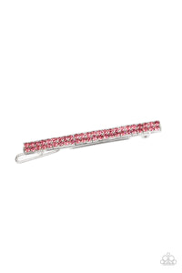 Barrette,pink,rhinestones,Thats GLOW-biz - Pink Rhinestone Hair Accessory
