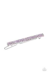 Barrette,purple,rhinestones,Thats GLOW-biz - Purple Rhinestone Hair Accessory