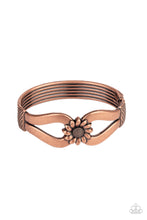 Load image into Gallery viewer, Let A Hundred SUNFLOWERS Bloom - Copper Bracelet Paparazzi Accessories