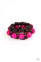Load image into Gallery viewer, Tropical Temptations - Pink Bracelet Paparazzi Accessories
