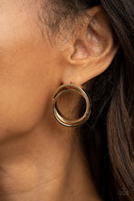 Load image into Gallery viewer, Always In The Loop - Gold Paparazzi Accessories