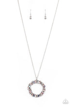 Load image into Gallery viewer, Wreathed in Wealth - Pink Rhinestone Necklace Paparazzi Accessories