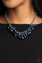 Load image into Gallery viewer, Down For The COUNTESS - Blue Pearl Necklace Paparazzi Accessories