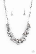 Load image into Gallery viewer, Positively PEARL-escent - Silver Pearl Necklace Paparazzi Accessories