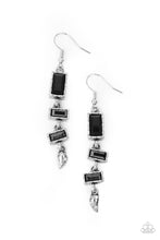 Load image into Gallery viewer, Modern Day Artifact - Black Earrings Paparazzi Accessories
