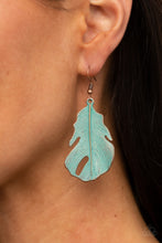 Load image into Gallery viewer, Heads QUILL Roll - Copper Feather Earrings Paparazzi Accessories