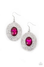 Load image into Gallery viewer, FIERCE Field - Pink Earrings Paparazzi Accessories