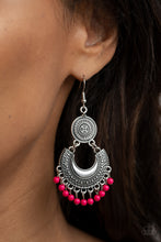 Load image into Gallery viewer, Yes I CANCUN - Pink Earrings Paparazzi Accessories