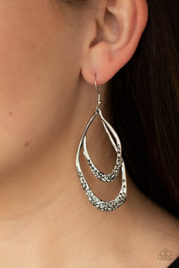 Beyond Your GLEAMS - Silver Earrings Paparazzi Accessories