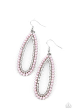 Load image into Gallery viewer, Glamorously Glowing - Pink Earrings Paparazzi Accessories