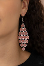 Load image into Gallery viewer, With All DEW Respect - Orange Earrings Paparazzi Accessories