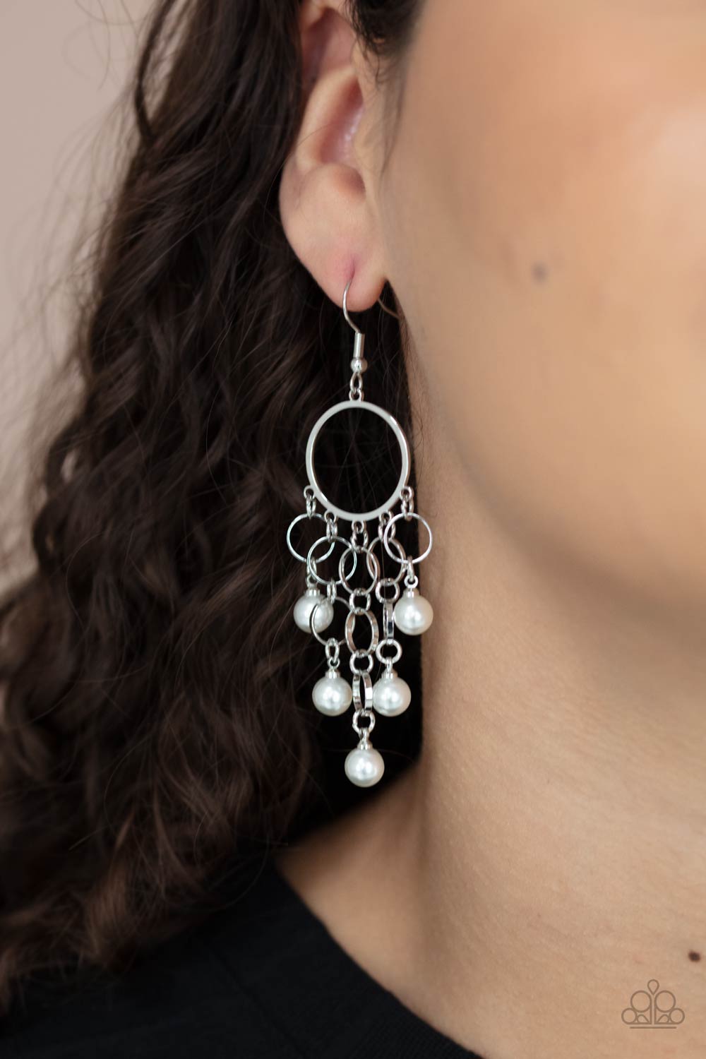 When Life Gives You Pearls - White Earrings Paparazzi Accessories