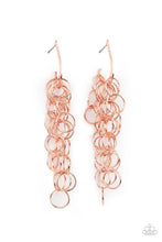 Load image into Gallery viewer, Long Live The Rebels - Copper Earrings Paparazzi Accessories