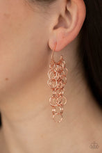 Load image into Gallery viewer, Long Live The Rebels - Copper Earrings Paparazzi Accessories