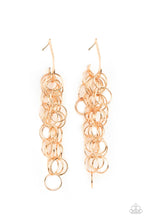 Load image into Gallery viewer, Long Live The Rebels - Gold Earrings Paparazzi Accessories