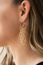 Load image into Gallery viewer, Long Live The Rebels - Gold Earrings Paparazzi Accessories