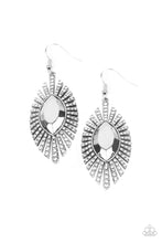 Load image into Gallery viewer, Who Is The FIERCEST Of Them All - White Rhinestone Earrings Paparazzi Accessories