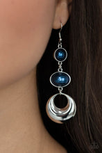 Load image into Gallery viewer, Bubbling To The Surface - Blue Earrings Paparazzi Accessories