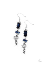 Load image into Gallery viewer, Modern Day Artifact - Blue Earrings Paparazzi Accessories
