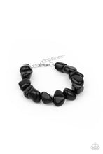 Load image into Gallery viewer, Prehistoric Paradise - Black Stone Bracelet Paparazzi Accessories