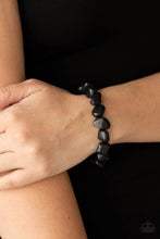 Load image into Gallery viewer, Prehistoric Paradise - Black Stone Bracelet Paparazzi Accessories