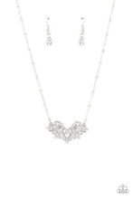 Load image into Gallery viewer, Deluxe Diadem - White Necklace Paparazzi Accessories