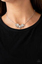 Load image into Gallery viewer, Deluxe Diadem - White Necklace Paparazzi Accessories