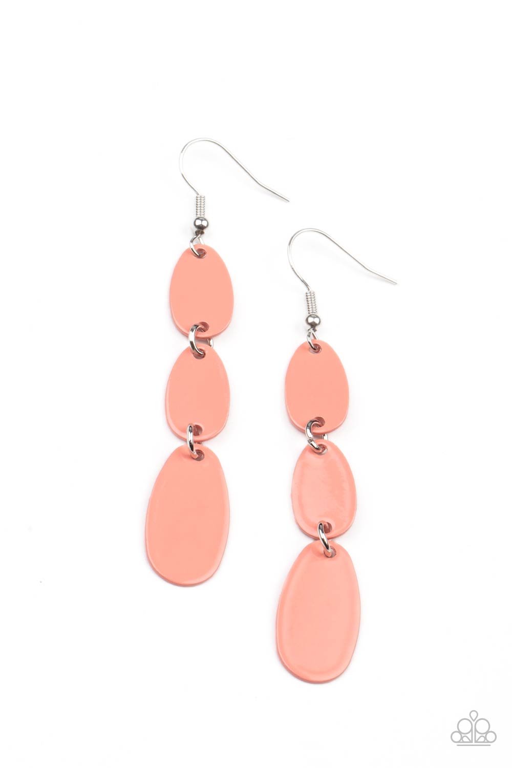 Rainbow Drops - Orange Earrings Paparazzi Accessories