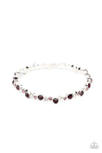 Load image into Gallery viewer, Twinkly Trendsetter - Purple Rhinestone Bangle Bracelet Paparazzi Accessories