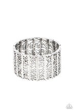 Load image into Gallery viewer, Ornate Orchards - Silver Stretchy Bracelet Paparazzi Accessories