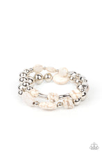 Load image into Gallery viewer, Authentically Artisan - White Stone Stretchy Bracelet Paparazzi Accessories