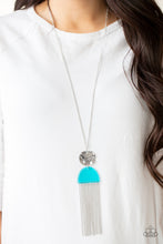 Load image into Gallery viewer, Color Me Neon - Blue Necklace Paparazzi Accessories