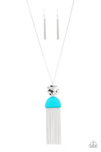 Load image into Gallery viewer, Color Me Neon - Blue Necklace Paparazzi Accessories