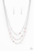 Load image into Gallery viewer, Let The Record GLOW - Pink Pearl Necklace Paparazzi Accessories