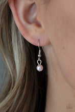 Load image into Gallery viewer, Let The Record GLOW - Pink Pearl Necklace Paparazzi Accessories