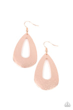 Load image into Gallery viewer, Hand It OVAL! - Rose Gold Earrings Paparazzi Accessories