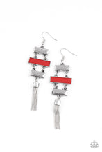 Load image into Gallery viewer, Mind, Body, and SEOUL - Red Earrings Paparazzi Accessories