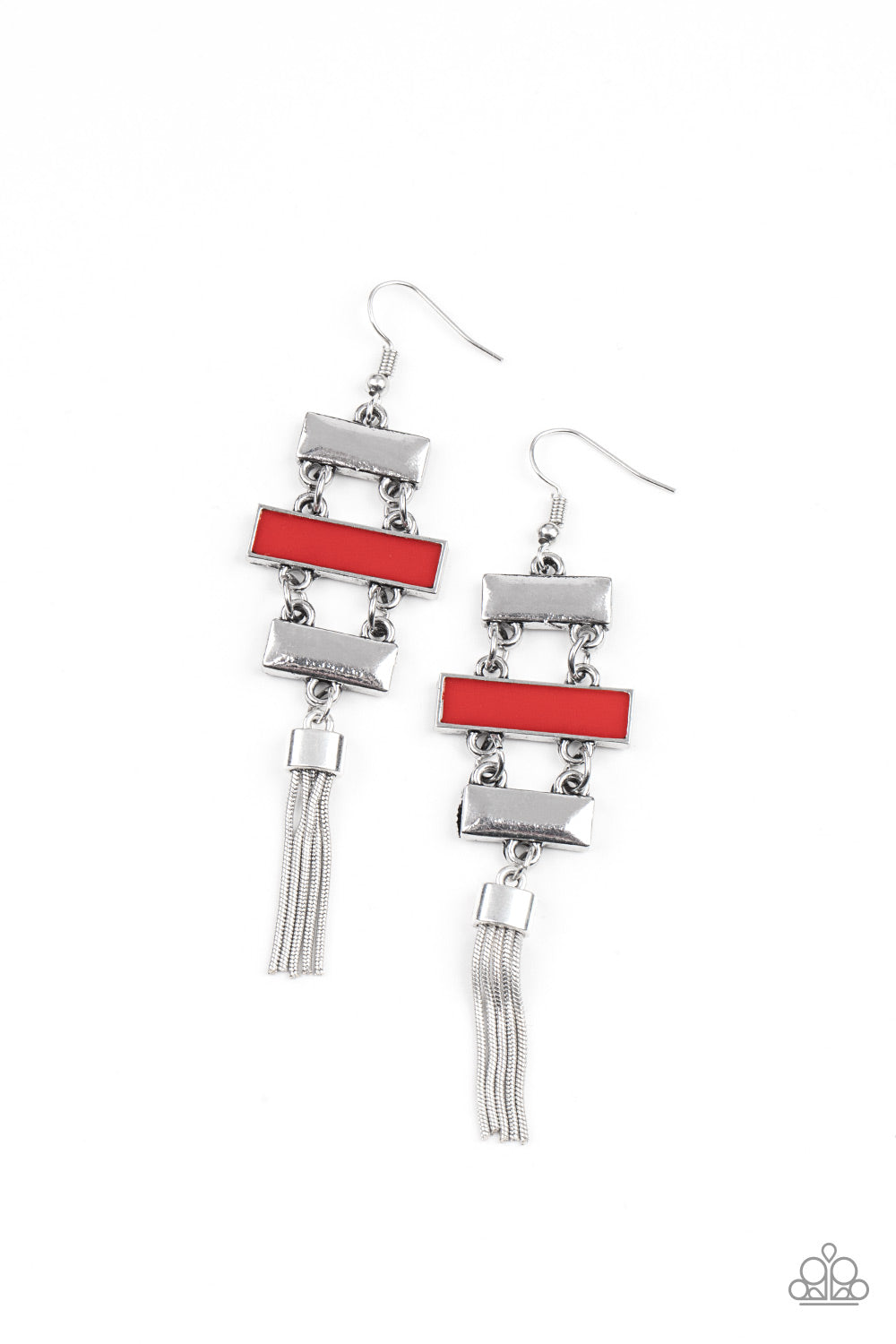 Mind, Body, and SEOUL - Red Earrings Paparazzi Accessories