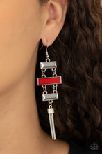 Load image into Gallery viewer, Mind, Body, and SEOUL - Red Earrings Paparazzi Accessories