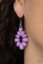 Load image into Gallery viewer, Burst Into TEARDROPS - Purple Earrings Paparazzi Accessories