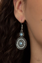 Load image into Gallery viewer, Opulent Outreach - Blue Earrings Paparazzi Accessories
