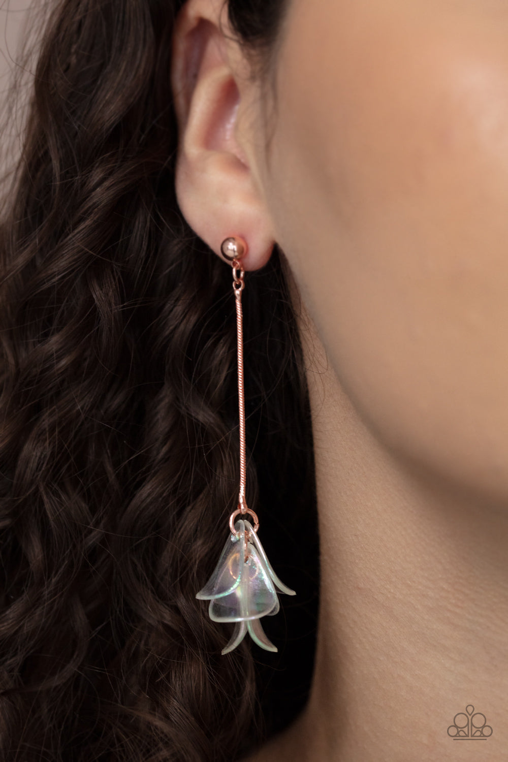 Keep Them In Suspense - Copper Earrings Paparazzi Accessories