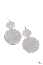 Load image into Gallery viewer, Status CYMBAL - Silver Earring Paparazzi Accessories