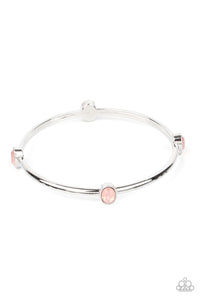 Bangles,pink,rhinestones,Gleam-Getter - Pink Bracelet