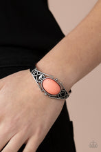 Load image into Gallery viewer, Springtime Trendsetter - Orange Cuff Bracelet Paparazzi Accessories