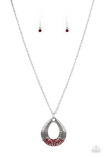 Load image into Gallery viewer, Glitz and Grind - Red Rhinestone Necklace Paparazzi Accessories