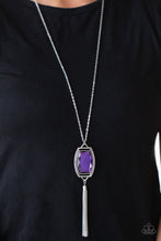 Load image into Gallery viewer, Timeless Talisman - Purple Rhinestone Necklace Paparazzi Accessories